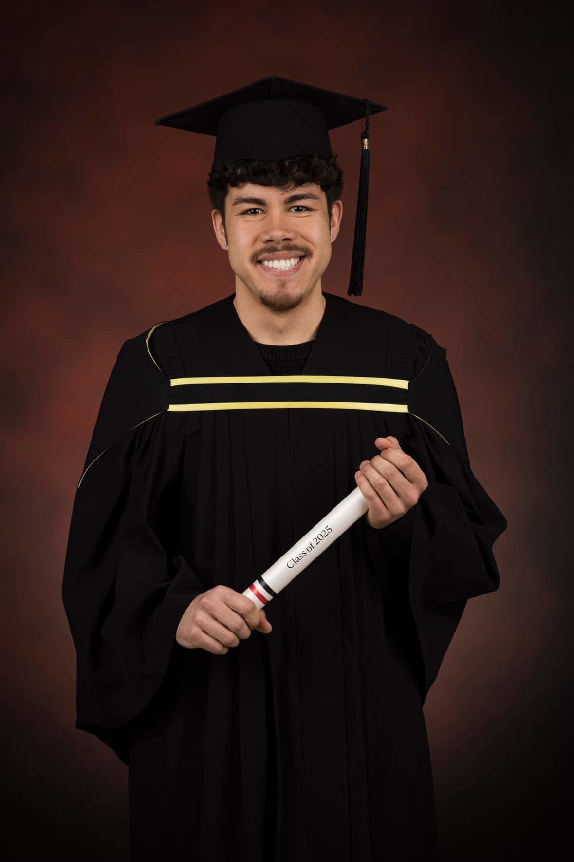 Ethan's graduation photo